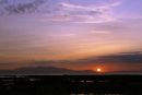 Sunset behind Arran