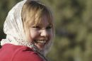 Beautiful smiling face of a young girl