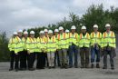 Group from the Ayr Branch of the Royal Scottish Geographical Society outing to Hillhouse Quarry