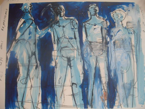 Drawing study for Sculpture