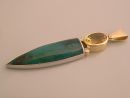 Agate - Heliodor Pendant