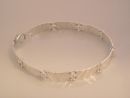 Textured Silver Link Bracelet
