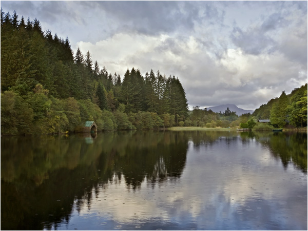Showers over Loch Ard