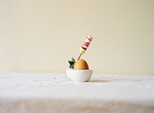 'Egg boat', Image from still life series, commission work for Cail Bruich