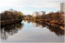 looking upriver from King's bridge.