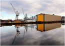 Reflections at high tide.