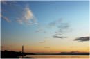 At Lunderston Bay, beyond Gourock, looking towards the Inverkip Power Station.