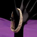 Pearl & crystal rondelle