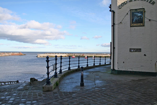 Staithes Harbour.