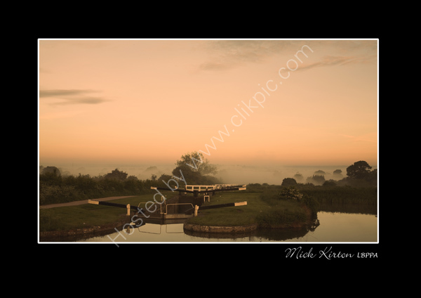 Sunrise at Caen Hill
