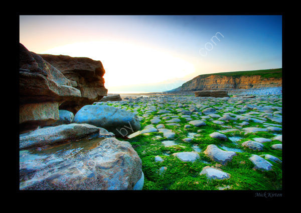 Dusk at Dunraven Bay