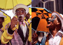 Cape Minstrels at the New Year's parade, Cape Town, South Africa