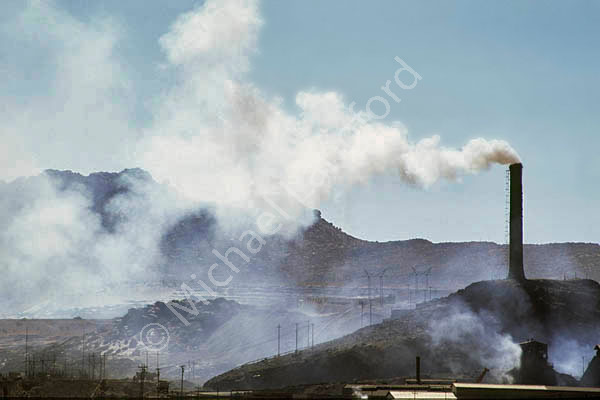 Copper mine pollution