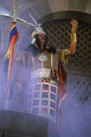 Inca at Inti Raymi ceremony, Cusco, Peru