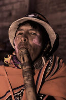 Pincullo player, Cusco, Peru