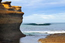 Bird Rock and wave