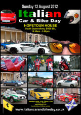 ChunkyProductionsUK directs and shoots promo for 2012 Italian Car and Bike Day at Hopetoun House Edinburgh
