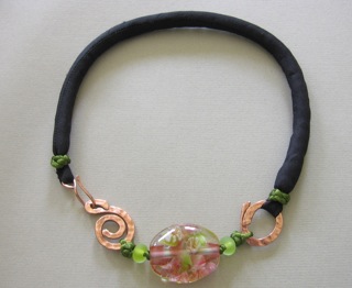 Pink Floral Necklace