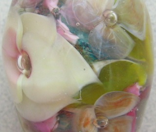 A close-up of White