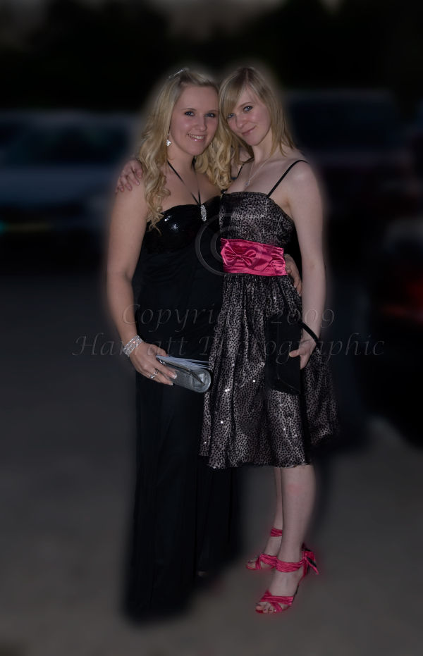 Birthday girls arriving