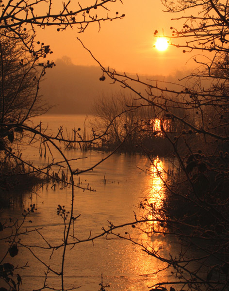 Sunrise at Fairburn Ings
