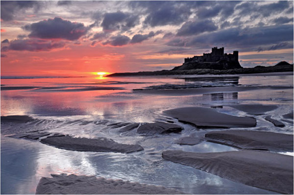 Break of a Winter's Day,  Bamburgh