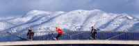 The Brindabellas in winter.