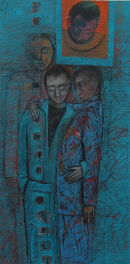 'Disappeared' oil on canvas. 125cm x 64cm. 2005/11 £1750