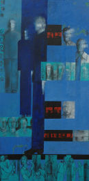 On The Sholders. oil on canvas. 194cm x 94cm. 1999/2011 £2500
