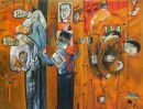 In Memory of Daniel Pearl. 2004. oil on canvas. 173 x 132cm. Private collection