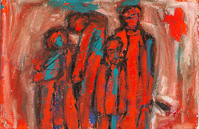 Without strings. 2007. oil paint on paper. 21 x 13.5cm. �185.
