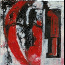 Study for Yom Kippur No 2. Mixed media on paper