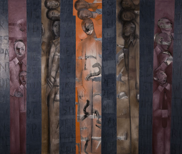 Score for the Dispossesed
174cm x 148cm
oil on canvas
�3500
2009