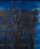 Gathered and Displaced.
2008/9 oil on canvas. 148 x 118cm. £3000.