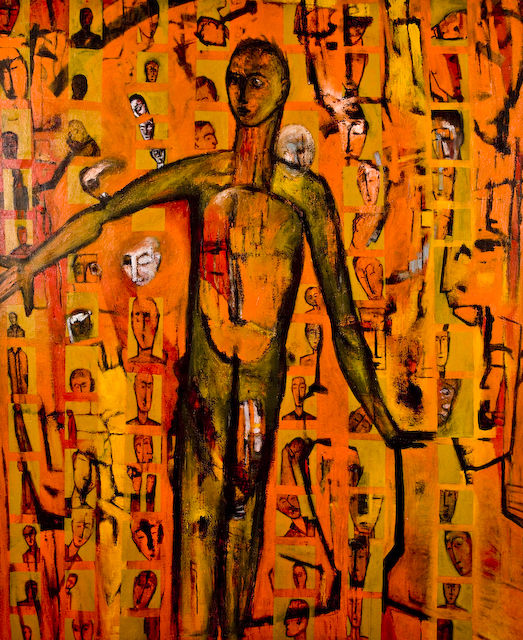 Out of Place.
2002/3 oil on canvas. 177 x 146cm. �3500