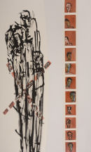 Container Series 6. oil and indian ink on canvas. 178cm x 110cm. 2003. £1750