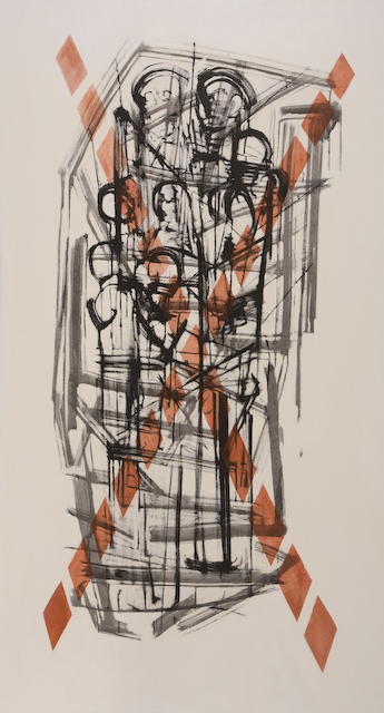 Container Series 2. oil and indian ink on canvas. 177cm x 96cm. 2003. �1750