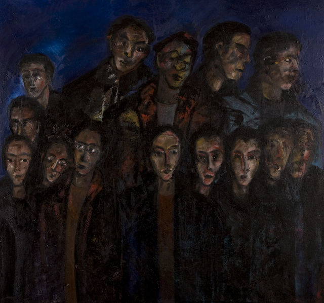 Bid for Freedom. 2000/2 oil on canvas. 133 x126cm.�1350