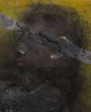 Jewish Thoughts.1
2008. oil and indian ink on canvas. 30 x 25cm. £275
