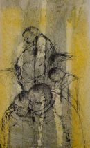 The old and Unremembered Human Heart.
2007. oil and ink on paper. 50 x 30cm. £425