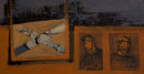 Exiled memories of lost generations. oil on canvas. detail 1. 1998/07