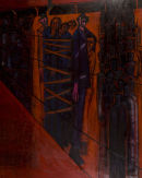 Who Stays,Who Goes.
2002. 197 x 147cm. oil on canvas. £4000