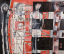 Scared Memory Figures. 2007. 186 x 155cm. Oil on canvas. £4000