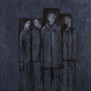 Contained Group.
2006/9. oil on canvas. 40 x40cm. Private Collection