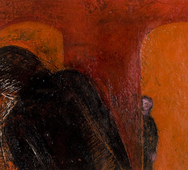 Red Archway.
2006. oil on paper. 14 x 11cm. �150