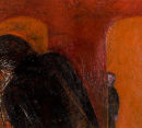 Red Archway.
2006. oil on paper. 14 x 11cm. £150