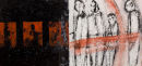 Centre Pages for the book of Newsreel.
2008. oil on canvas. 41 x 18cm. Private Collection.