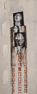 Statistics.
2007. oil on canvas. 107 x 45cm. £500