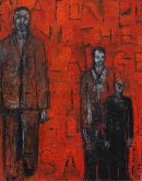 Search For A Common Language.50cm x 40cm. Oil on Board. 2009. Private Collection