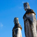 Christopher Columbus meets Spanish Monarchs